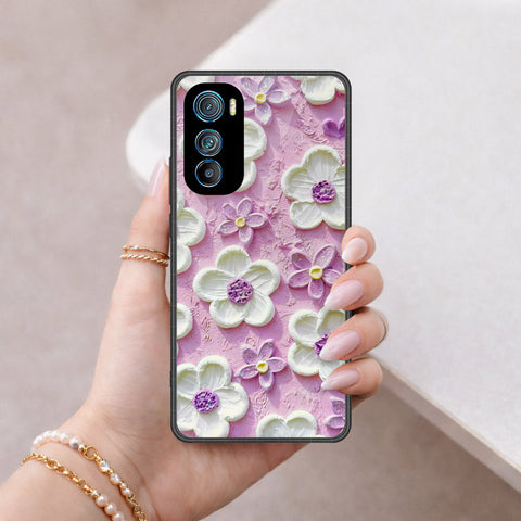 Motorola Edge 30 Cover - Floral Series 3 - HQ Premium Shine Durable Shatterproof Case