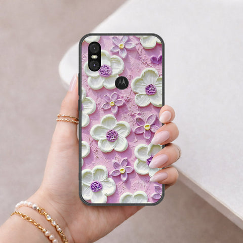 Motorola One Cover - Floral Series 3 - HQ Premium Shine Durable Shatterproof Case