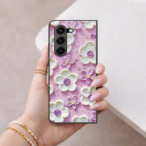 Samsung Galaxy Z Fold 6 5G Cover - Floral Series 3 - HQ Premium Shine Durable Shatterproof Case