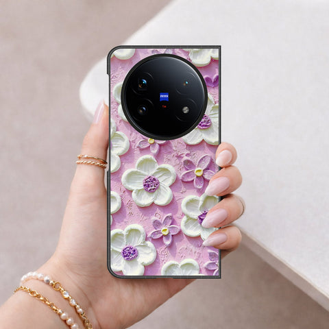 Vivo X Fold 5 Cover - Floral Series 3 - HQ Premium Shine Durable Shatterproof Case