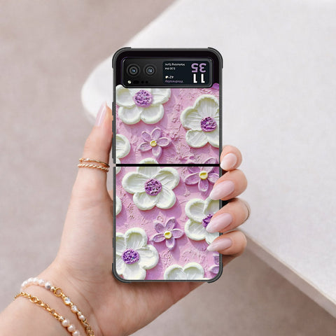 Motorola Razr 40 Cover - Floral Series 3 - HQ Premium Shine Durable Shatterproof Case
