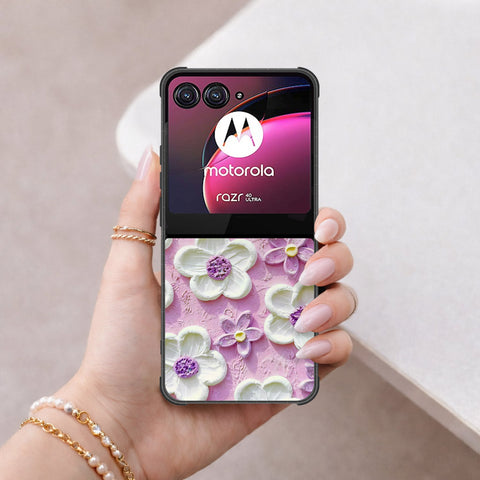 Motorola Razr 40 Ultra Cover - Floral Series 3 - HQ Premium Shine Durable Shatterproof Case
