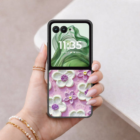 Motorola Razr Plus 2024 Cover - Floral Series 3 - HQ Premium Shine Durable Shatterproof Case