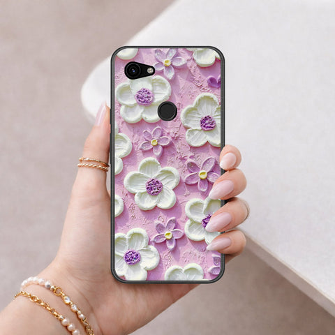 Google Pixel 3a Cover - Floral Series 3 - HQ Premium Shine Durable Shatterproof Case