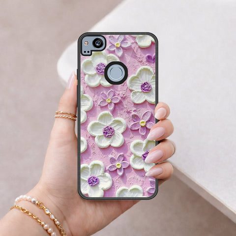 Google Pixel 2 Cover - Floral Series 3 - HQ Premium Shine Durable Shatterproof Case