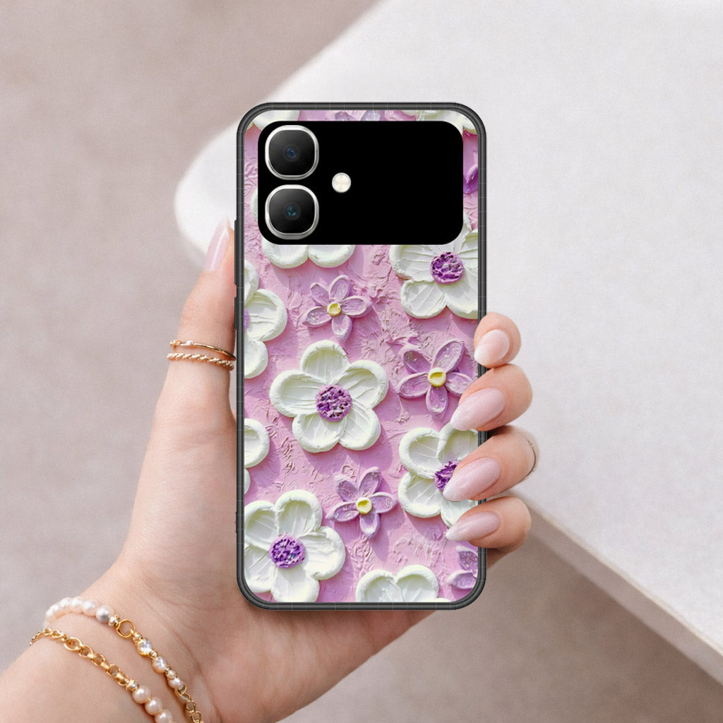Infinix Smart 20 Cover - Floral Series 3 - HQ Premium Shine Durable Shatterproof Case (Fast Delivery)