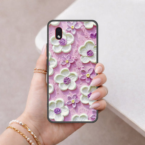 Samsung Galaxy A01 Core Cover - Floral Series 3 - HQ Premium Shine Durable Shatterproof Case