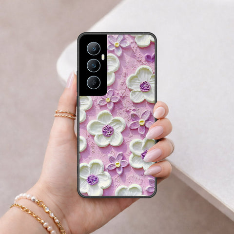 Realme C65 Cover - Floral Series 3 - HQ Premium Shine Durable Shatterproof Case