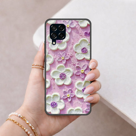 Samsung Galaxy M53 Cover - Floral Series 3 - HQ Premium Shine Durable Shatterproof Case