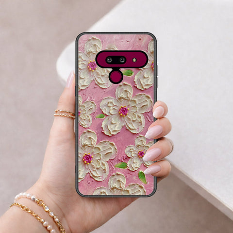 LG G8 ThinQ Cover - Floral Series 3 - HQ Premium Shine Durable Shatterproof Case