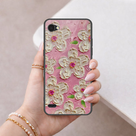 LG Q6 Cover - Floral Series 3 - HQ Premium Shine Durable Shatterproof Case