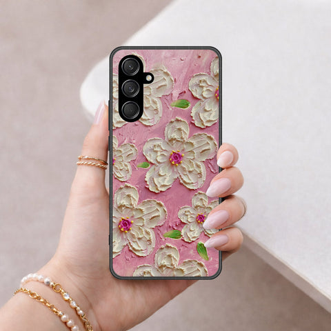 Samsung Galaxy M35 Cover - Floral Series 3 - HQ Premium Shine Durable Shatterproof Case