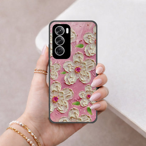 Oppo Reno 12 Cover - Floral Series 3 - HQ Premium Shine Durable Shatterproof Case