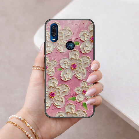 Motorola One Vision Cover - Floral Series 3 - HQ Premium Shine Durable Shatterproof Case