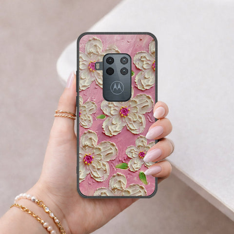 Motorola One Zoom Cover - Floral Series 3 - HQ Premium Shine Durable Shatterproof Case