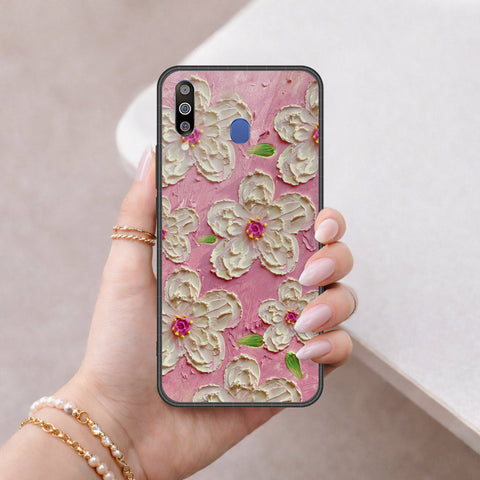 Samsung Galaxy A40s Cover - Floral Series 3 - HQ Premium Shine Durable Shatterproof Case