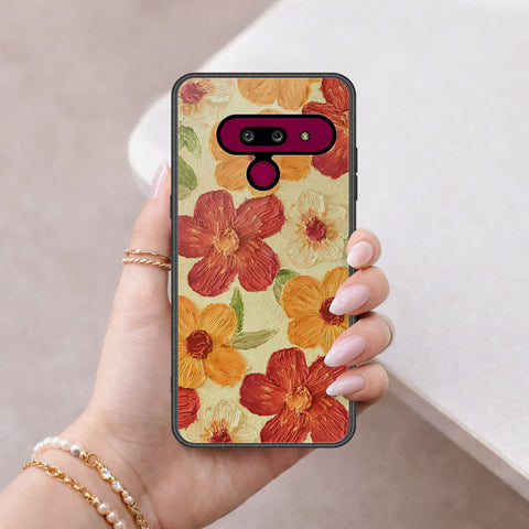 LG G8 ThinQ Cover - Floral Series 3 - HQ Premium Shine Durable Shatterproof Case