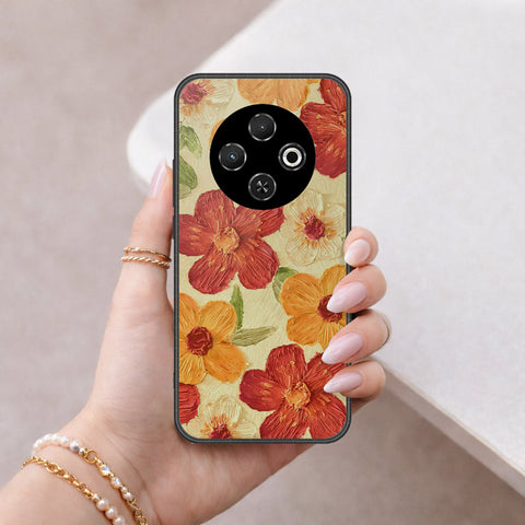 Tecno Spark 30C 4G Cover - Floral Series 3 - HQ Premium Shine Durable Shatterproof Case