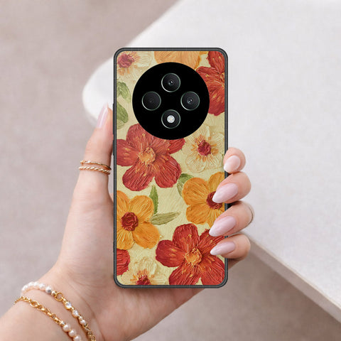 Oppo Reno 12F Cover - Floral Series 3 - HQ Premium Shine Durable Shatterproof Case