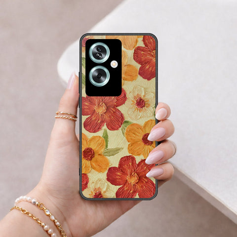 Oppo A2 Cover - Floral Series 3 - HQ Premium Shine Durable Shatterproof Case
