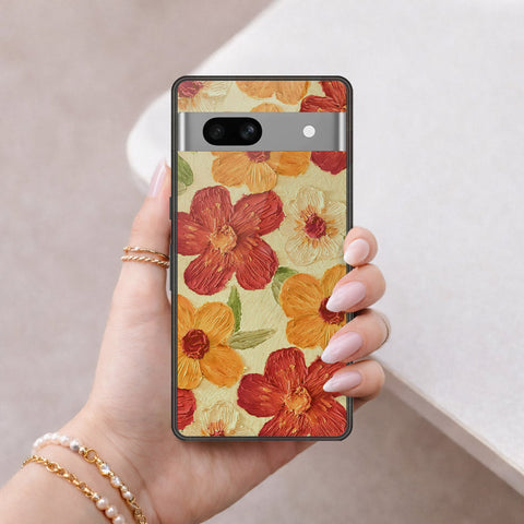 Google Pixel 7a Cover - Floral Series 3 - HQ Premium Shine Durable Shatterproof Case