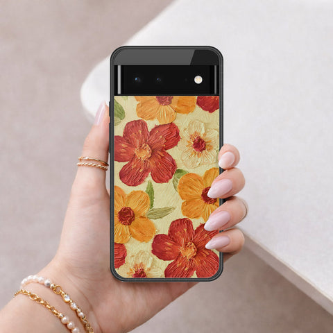 Google Pixel 6 Cover - Floral Series 3 - HQ Premium Shine Durable Shatterproof Case