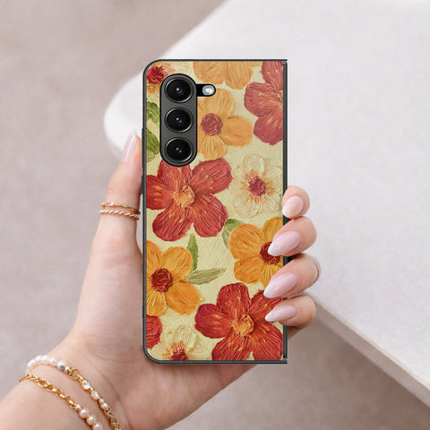 Samsung Galaxy Z Fold 6 5G Cover - Floral Series 3 - HQ Premium Shine Durable Shatterproof Case
