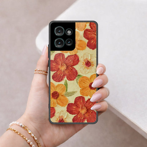 Motorola Edge 50 Cover - Floral Series 3 - HQ Premium Shine Durable Shatterproof Case