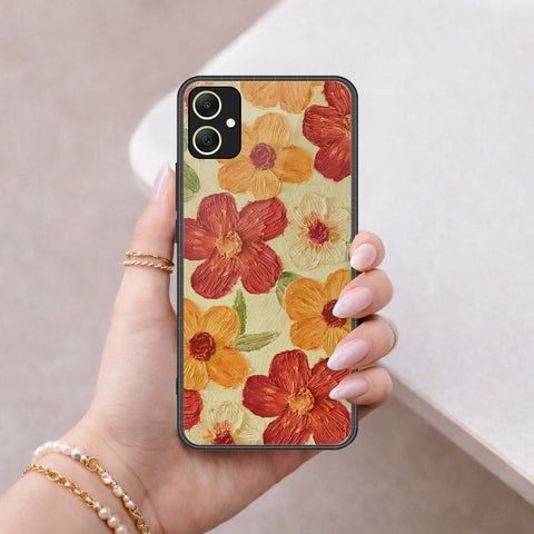 Samsung Galaxy M14 Cover - Floral Series 3 - HQ Premium Shine Durable Shatterproof Case