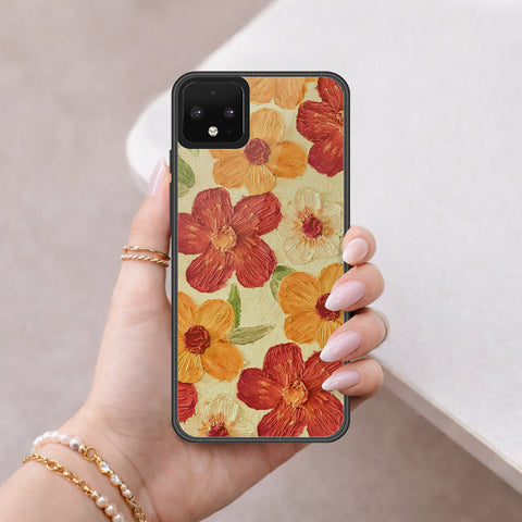 Google Pixel 4 XL Cover - Floral Series 3 - HQ Premium Shine Durable Shatterproof Case