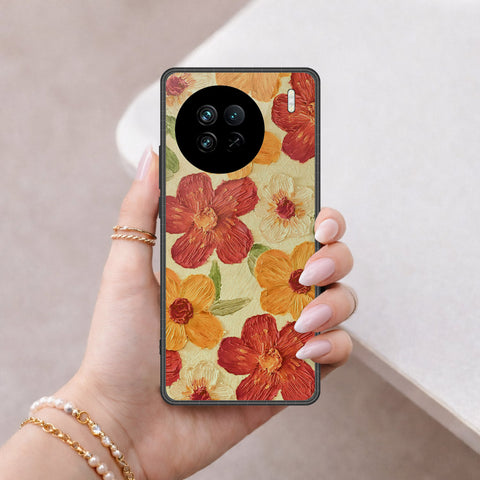 Vivo X90s Cover - Floral Series 3 - HQ Premium Shine Durable Shatterproof Case
