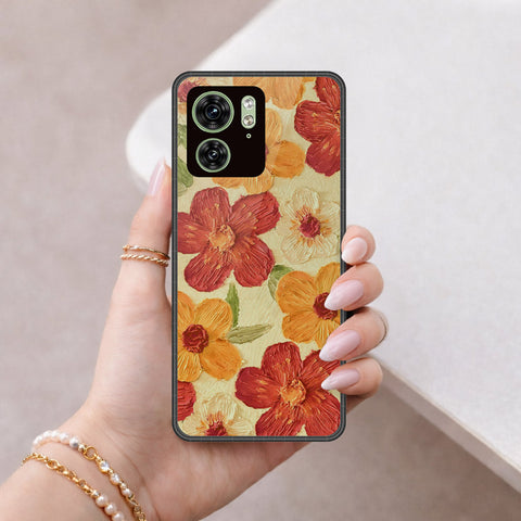 Motorola Edge 40 Cover - Floral Series 3 - HQ Premium Shine Durable Shatterproof Case