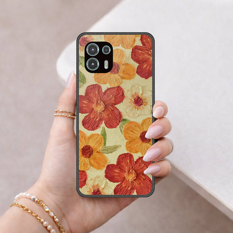 Motorola Edge 20 Lite Cover - Floral Series 3 - HQ Premium Shine Durable Shatterproof Case
