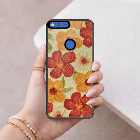Google Pixel XL Cover - Floral Series 3 - HQ Premium Shine Durable Shatterproof Case