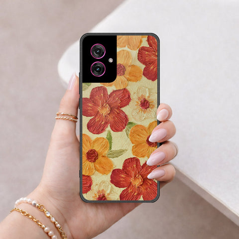Motorola Moto G55 Cover - Floral Series 3 - HQ Premium Shine Durable Shatterproof Case
