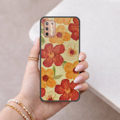 Motorola Moto G9 Plus Cover - Floral Series 3 - HQ Premium Shine Durable Shatterproof Case