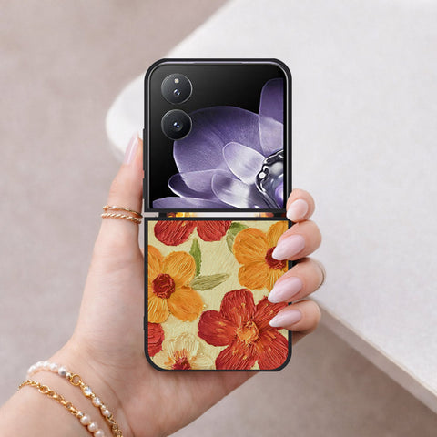 Xiaomi Mix Flip Cover - Floral Series 3 - HQ Premium Shine Durable Shatterproof Case