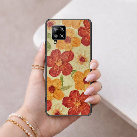 Samsung Galaxy M42 5G Cover - Floral Series 3 - HQ Premium Shine Durable Shatterproof Case
