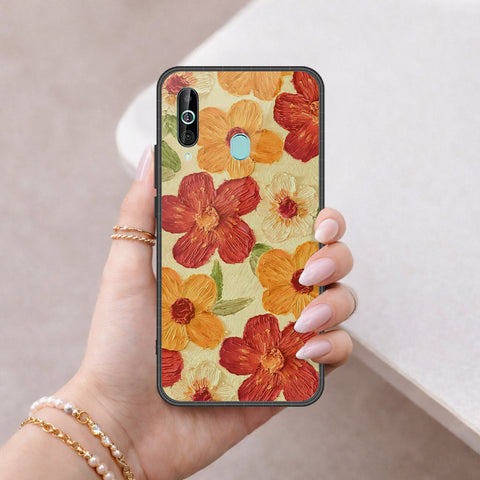 Samsung Galaxy M40 Cover - Floral Series 3 - HQ Premium Shine Durable Shatterproof Case