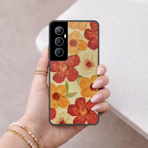 Realme C65 Cover - Floral Series 3 - HQ Premium Shine Durable Shatterproof Case