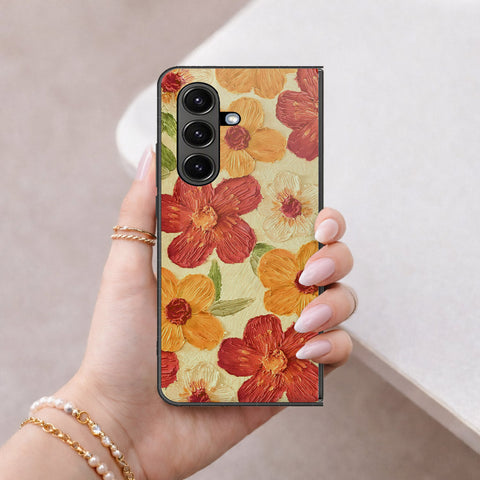 Samsung Galaxy Z Fold 7 Cover - Floral Series 3 - HQ Premium Shine Durable Shatterproof Case