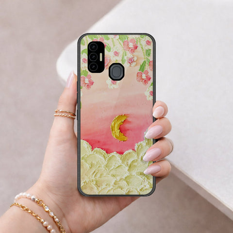 Tecno Spark 7T Cover - Floral Series 3 - HQ Premium Shine Durable Shatterproof Case