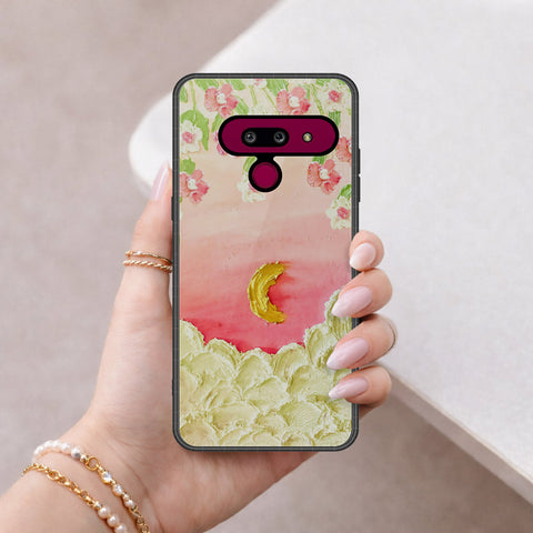 LG G8 ThinQ Cover - Floral Series 3 - HQ Premium Shine Durable Shatterproof Case