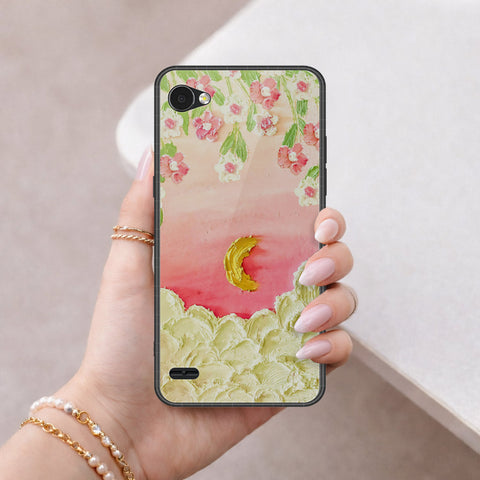 LG Q6 Cover - Floral Series 3 - HQ Premium Shine Durable Shatterproof Case