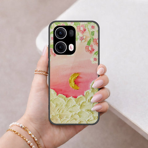 Oppo Reno 13 Pro Cover - Floral Series 3 - HQ Premium Shine Durable Shatterproof Case