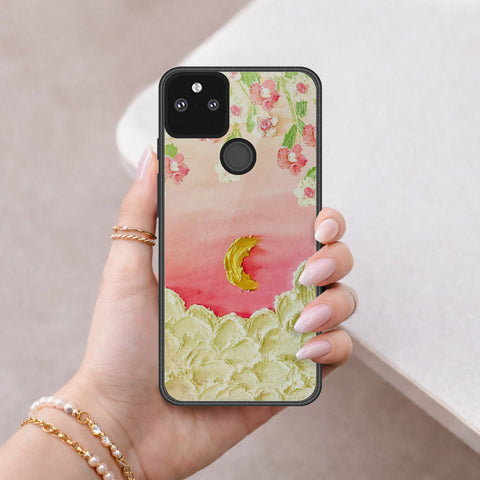 Google Pixel 5a 5G Cover - Floral Series 3 - HQ Premium Shine Durable Shatterproof Case