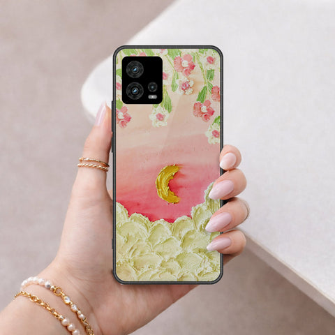 Motorola Moto G72 Cover - Floral Series 3 - HQ Premium Shine Durable Shatterproof Case