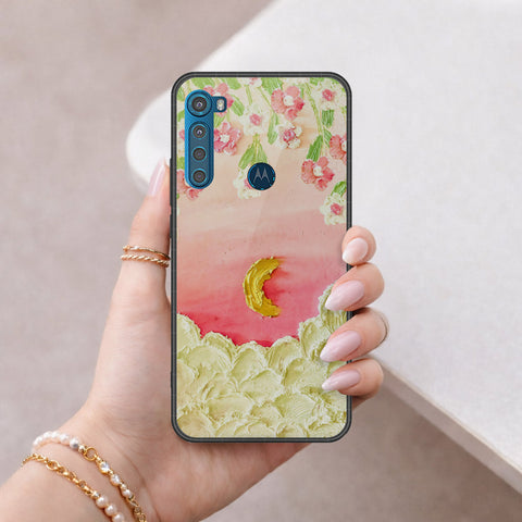 Motorola One Fusion Plus Cover - Floral Series 3 - HQ Premium Shine Durable Shatterproof Case