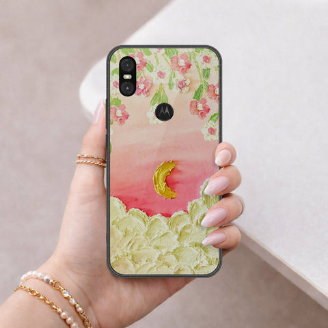 Motorola One Cover - Floral Series 3 - HQ Premium Shine Durable Shatterproof Case