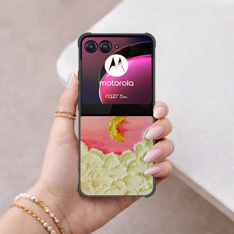 Motorola Razr 40 Ultra Cover - Floral Series 3 - HQ Premium Shine Durable Shatterproof Case